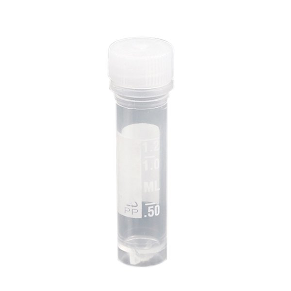 Simport Scientific Cryostore Vial w/ Lip Seal, Pre-Attached Cap, 2.0ml 500/PK 212408